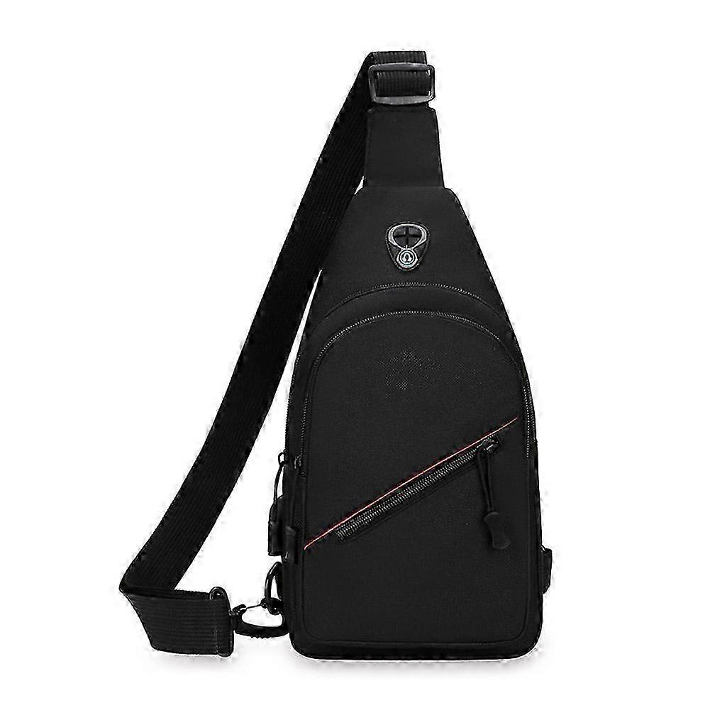 Nylon Compact USB Charging Shoulder Bag
