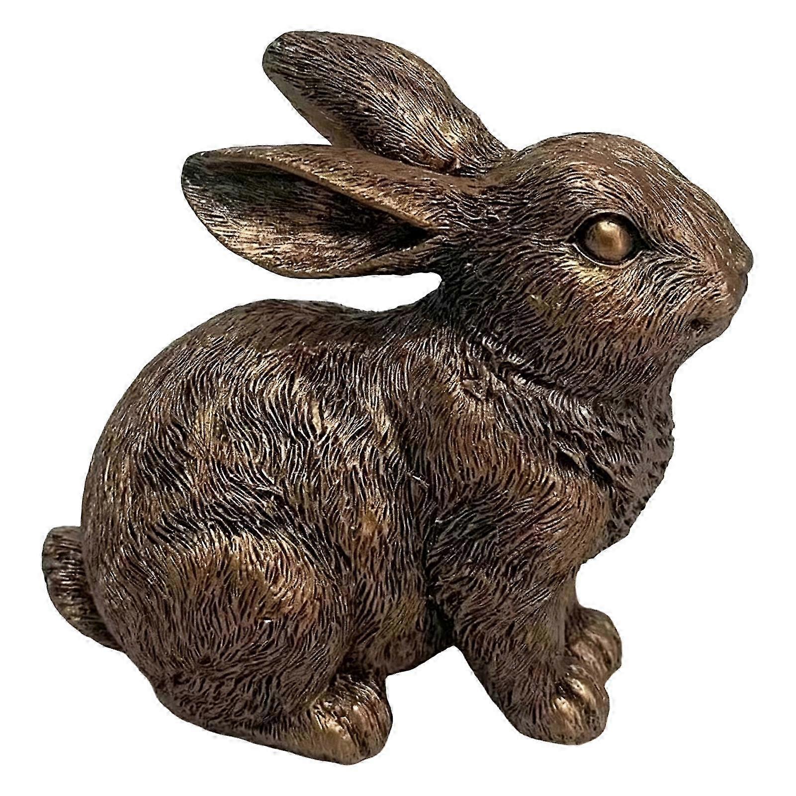 Solid Resin Rabbit Desktop Bookend