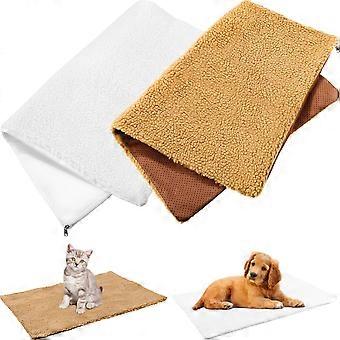Self Heating Pet Pads Cushions for Cats and Dogs 2Pcs Thermal Mats