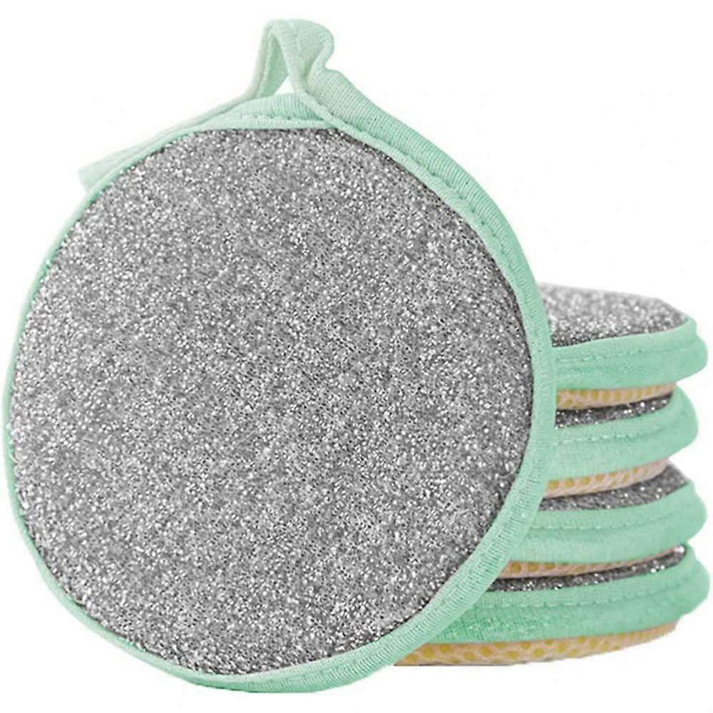 Double-Sided Non-Scratch Reusable Scrub Sponge For Kitchen Cleaning