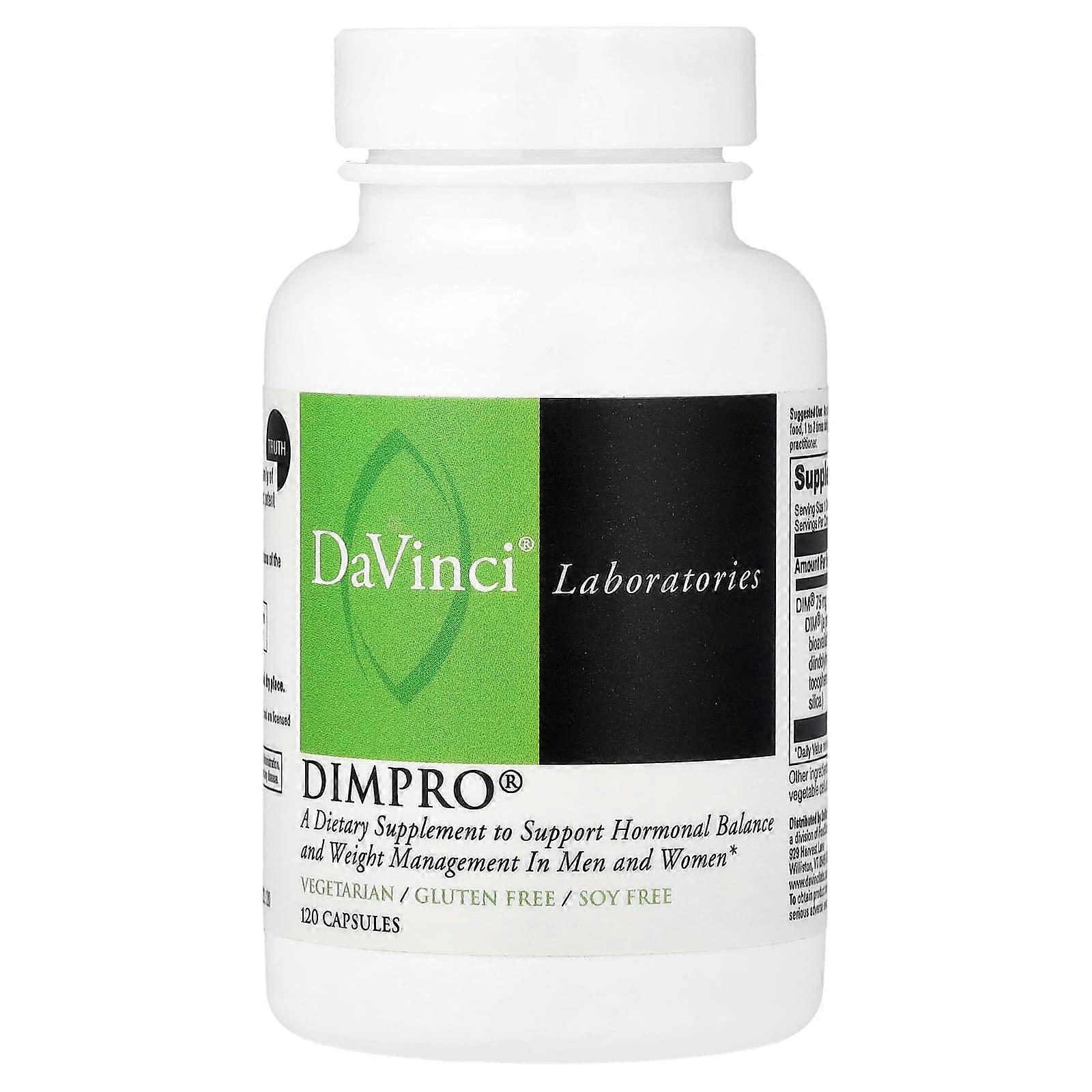 DaVinci Laboratories, DIMPRO, 75 mg , 120 Capsules