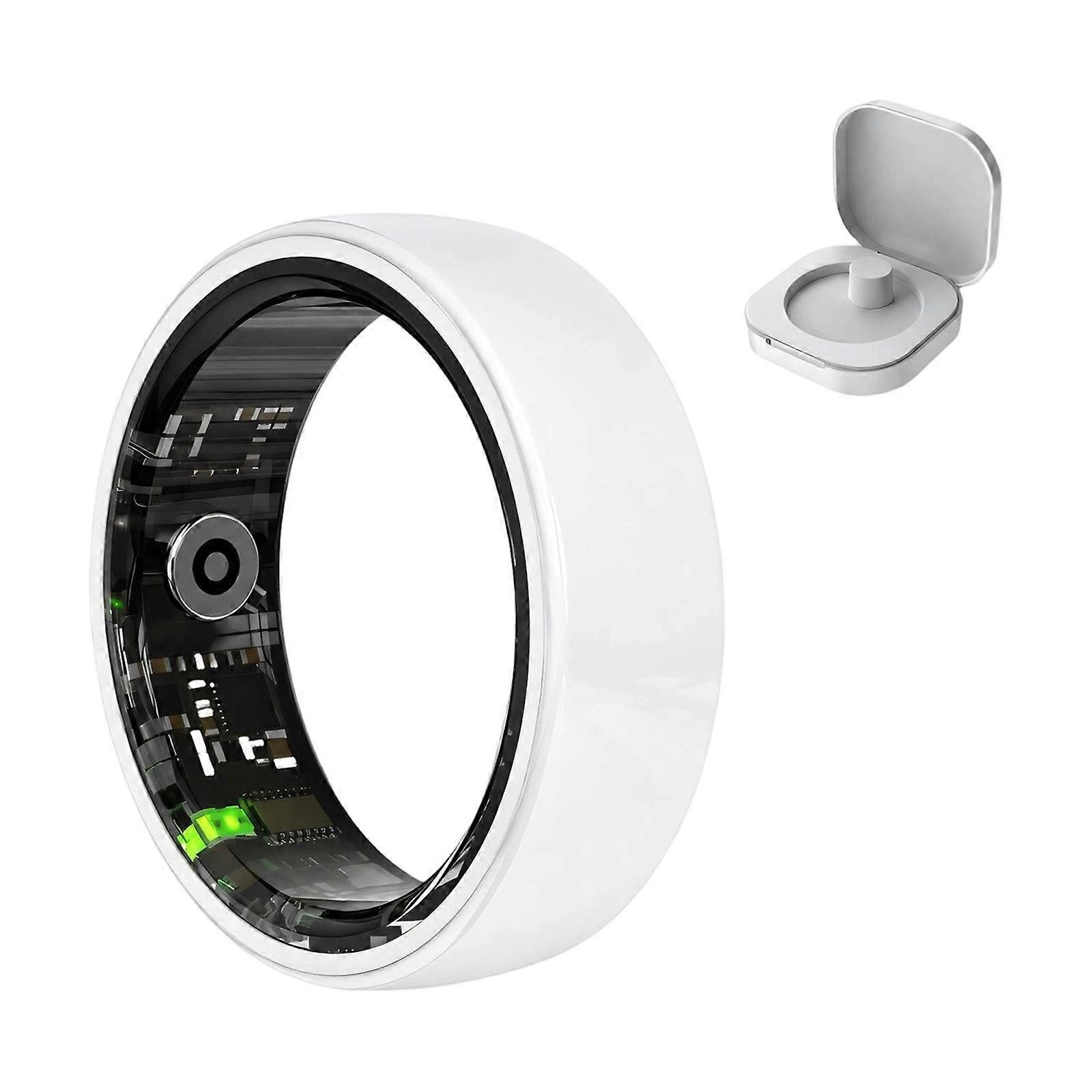 Finger-Worn Wellness Device with the Inner Data Module, Gesture Controls & Everyday Activity Information Access  White No. 9