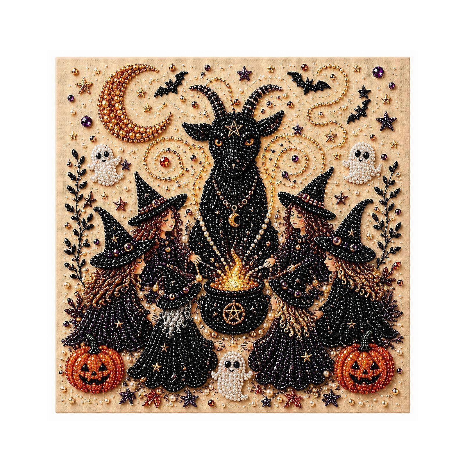 Five Witches Black Crow Pearl Art Kit
