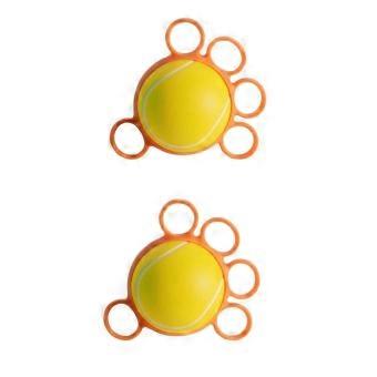 Finger Strength Training Balls, 2-Pack Elastic PU Grip Enhancer for Muscle & Hand Exercise