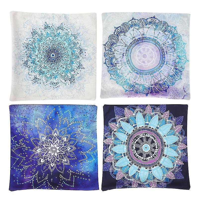 45X45cm Assorted Color Pillowcases & Shams 4pcs Waterproof Pillow Cover Home Sofa Pillowcase Bohemia
