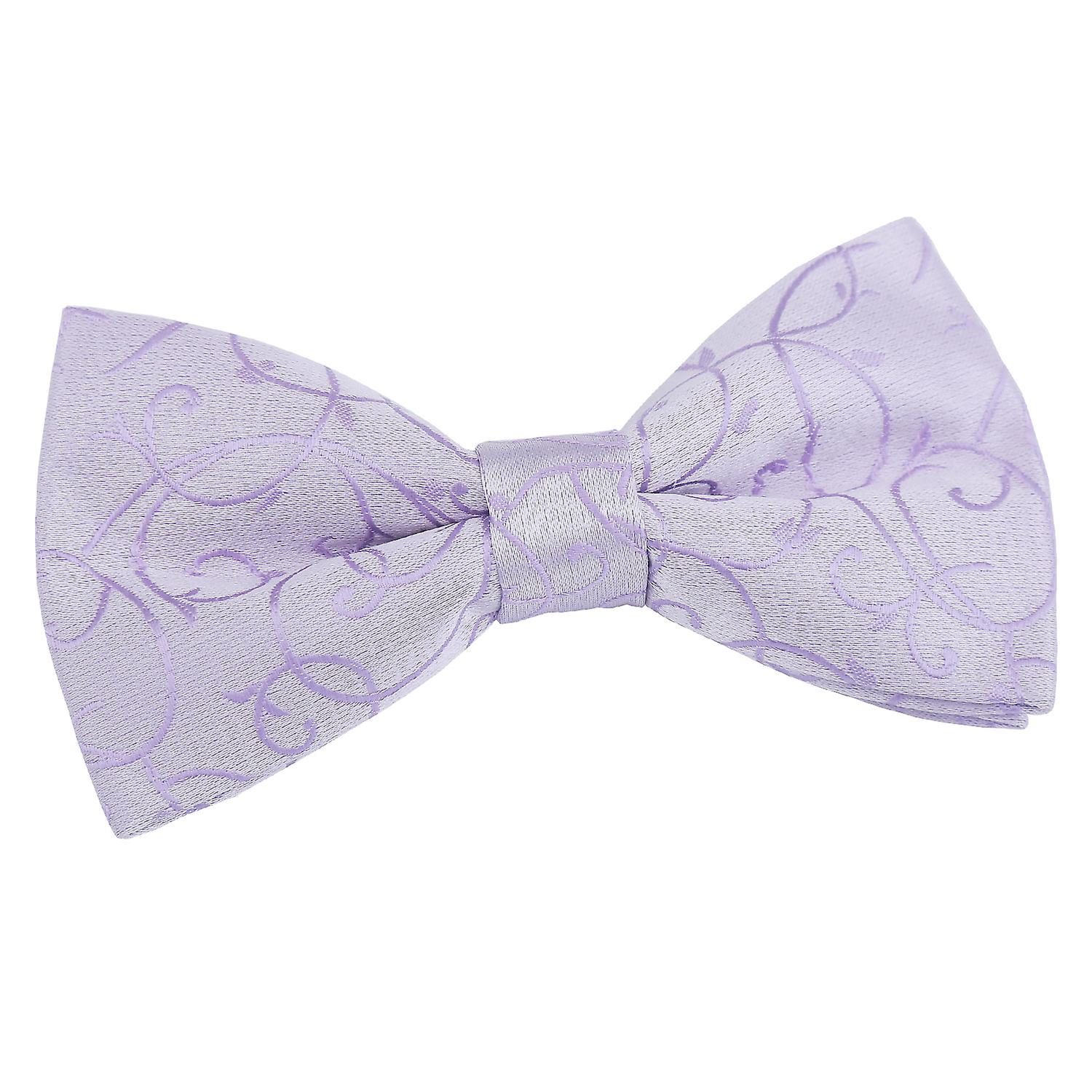 Lilac Swirl Pre-Tied Bow Tie