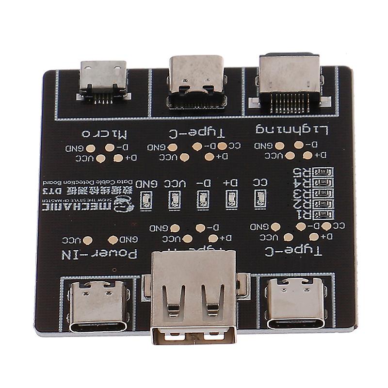 DT3 USB Cable Tester Data Cable Test PCB Board For Date Cable Detection Tool HFMQV