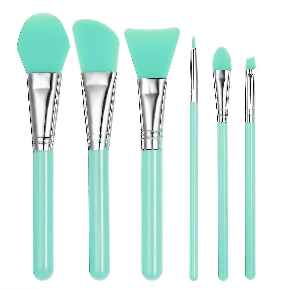 6 stks siliconen make-up borstel set gezichtsmasker foundation borstels oogschaduw