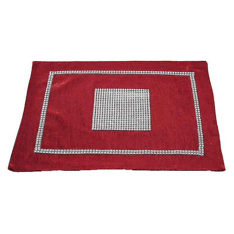 Placemats For Dining Table Set Of 4 Red Christmas-12 X 16"
