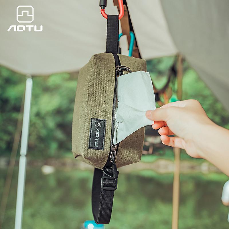 Outdoor Camping Tissue Storage Box Canvas