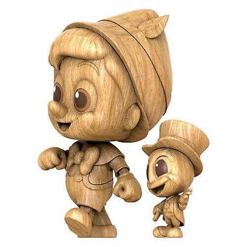 COLORED Pinocchio and Jiminy Cricket Cosbaby Collectible Figure Ages 3+ and Up