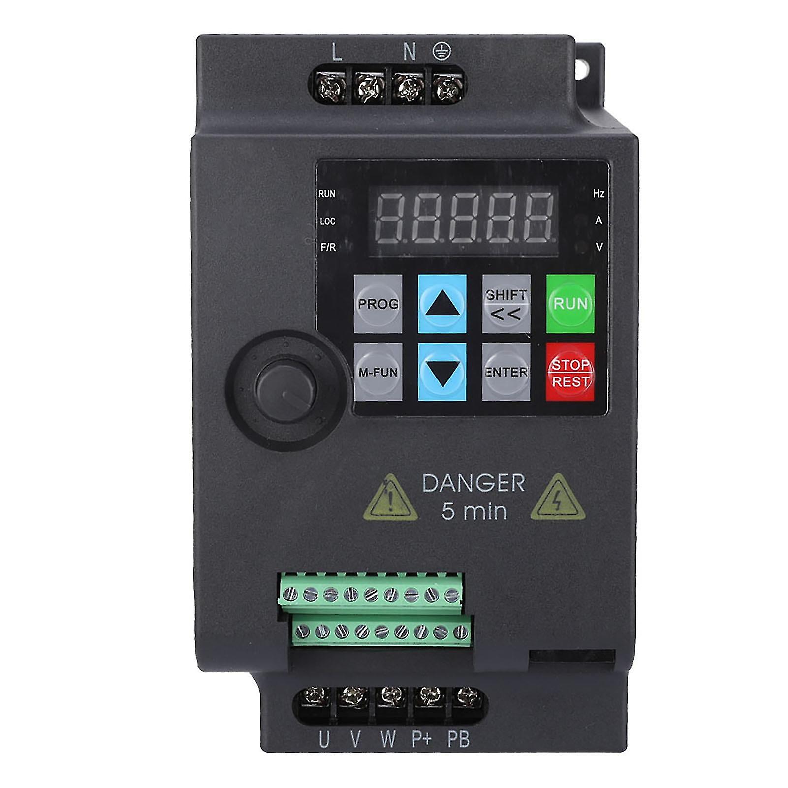 ממיר תדרים Ski7801d5g1 מיני Vfd ממיר תדרים 1phase 220v עד 3phase 220v (220vac 1.5kw)
