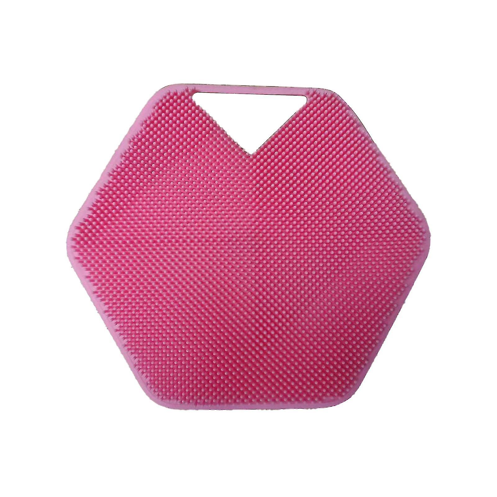 Silicone Toiletry , Shower & Bathroom Accessory - Features Silicone-grip Technology, Removable & Reusable Bath Brush