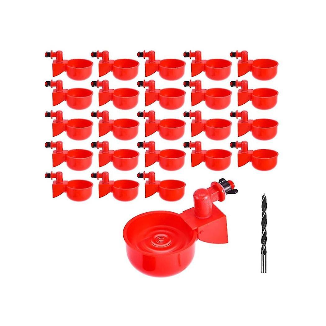 Diy Chicken Water Feeder For Poultry Automatic Chicken Water Cups Gravity Filling Poultry Waterer W