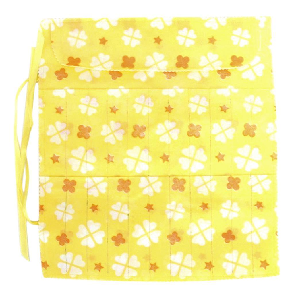 22 Slots Knitting Needle Bag Weave Tools Holder Case