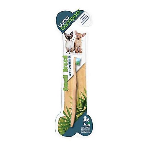 Woo 小型犬和猫用竹牙刷，每支（1 件装）