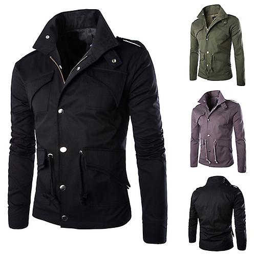 Spring And Autumn En's Jackets 95 Cotton British Temperament Slim Larg