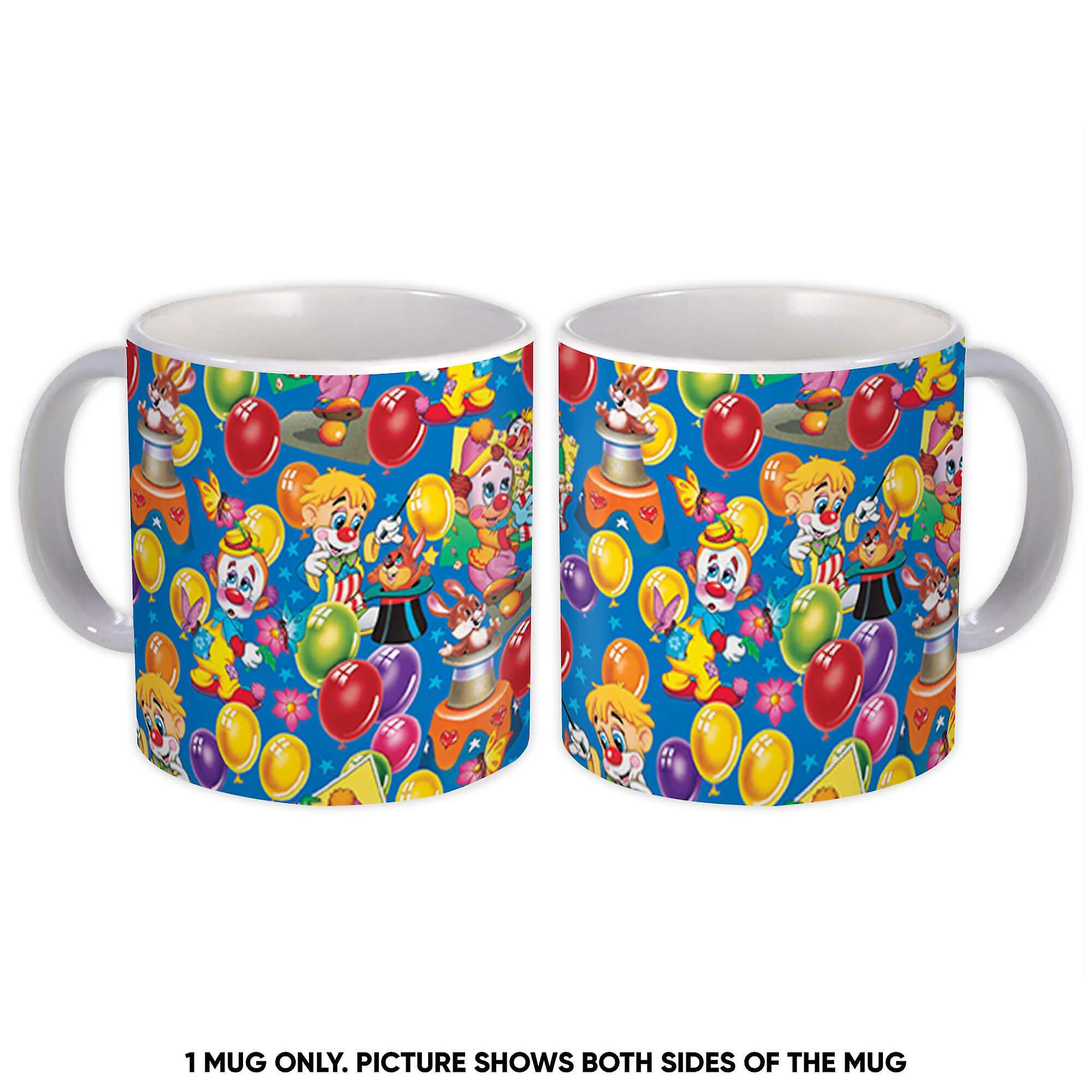 Gift Mug: Funny Clown Balloons For