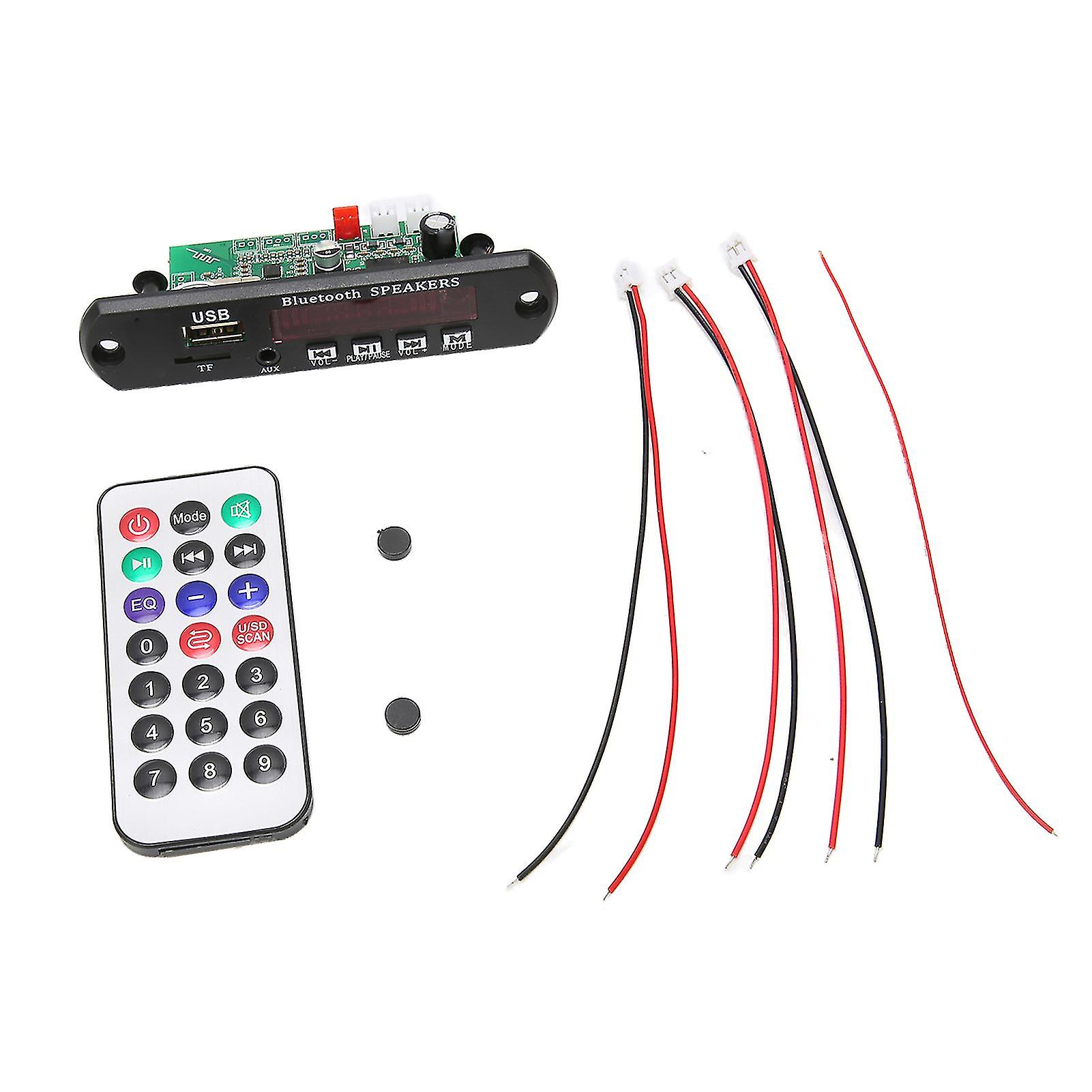 Bluetooth Decoding Board Multifunctionele Auto MP3 Decoder Board voor auto's met LCD-scherm en afstandsbediening