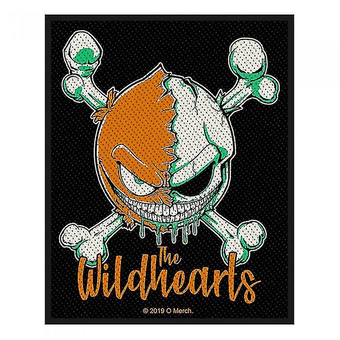The Wildhearts Sew-On Woven Skull Patch