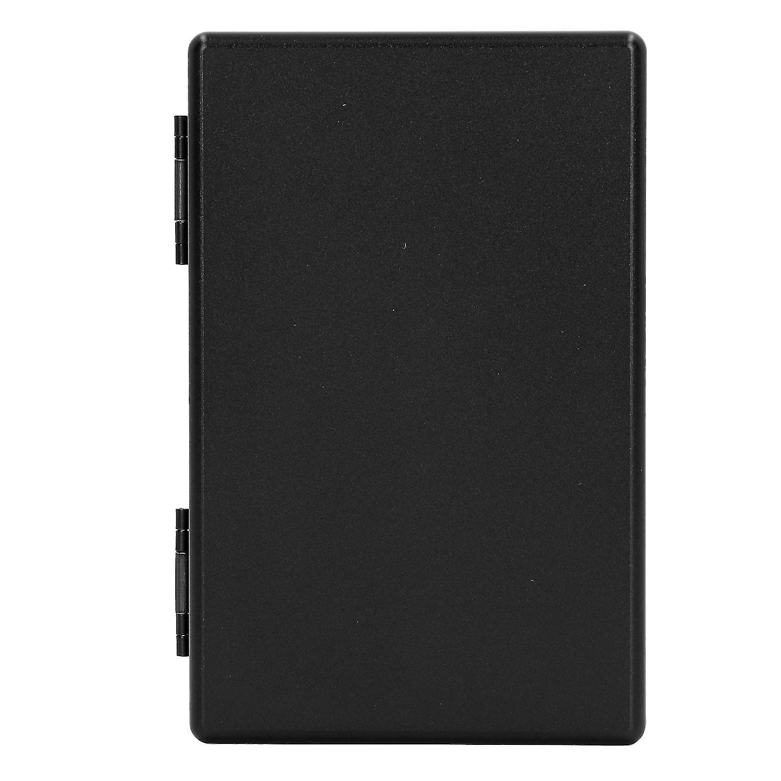 Fine Cigarettes Case for 20pcs Aluminum Alloy Extended Thin Cigarette Case Automatic Popping Up Cigarette Holder Black