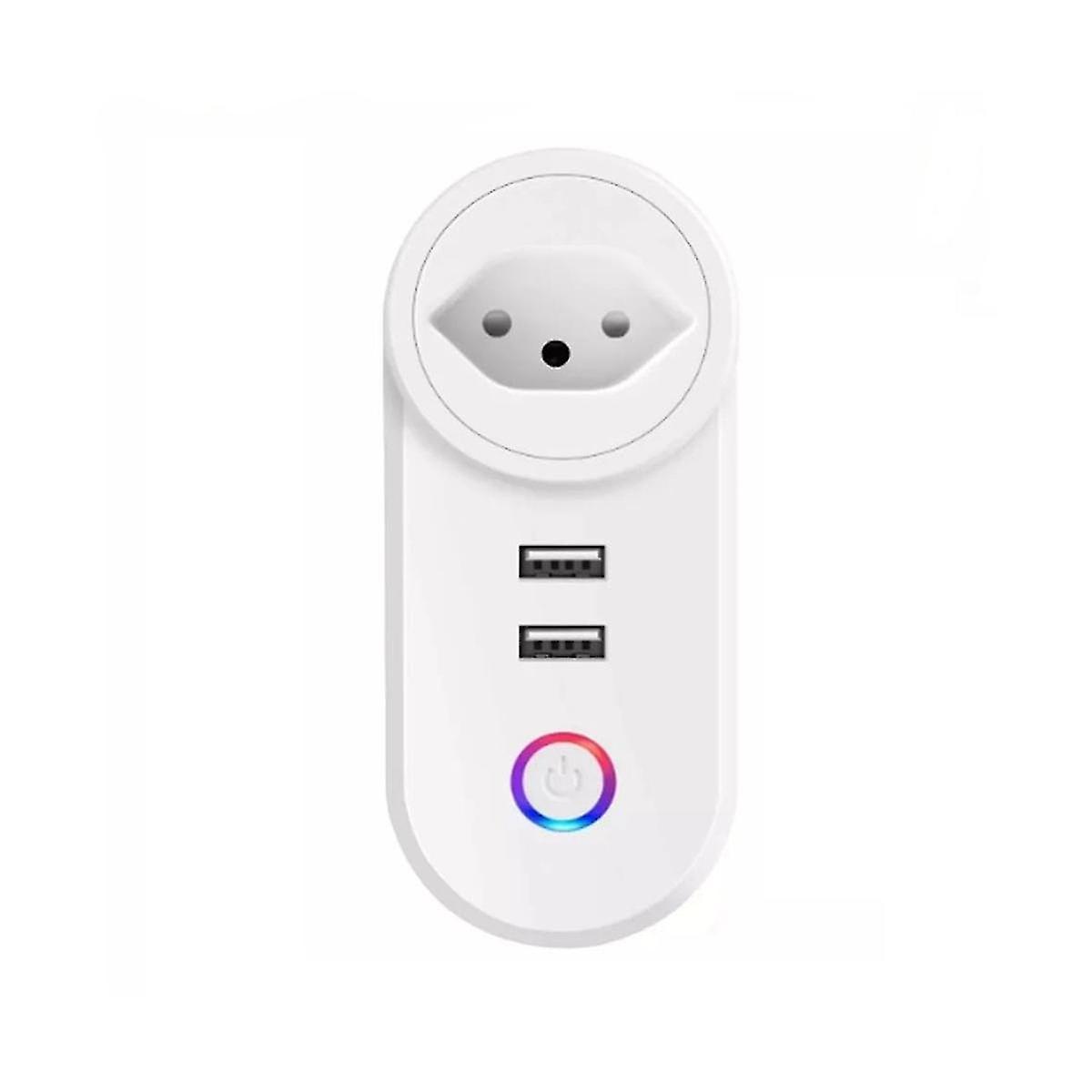 Wifi Smart Plug With Usb Charging Remote Control Timer For Google 16a