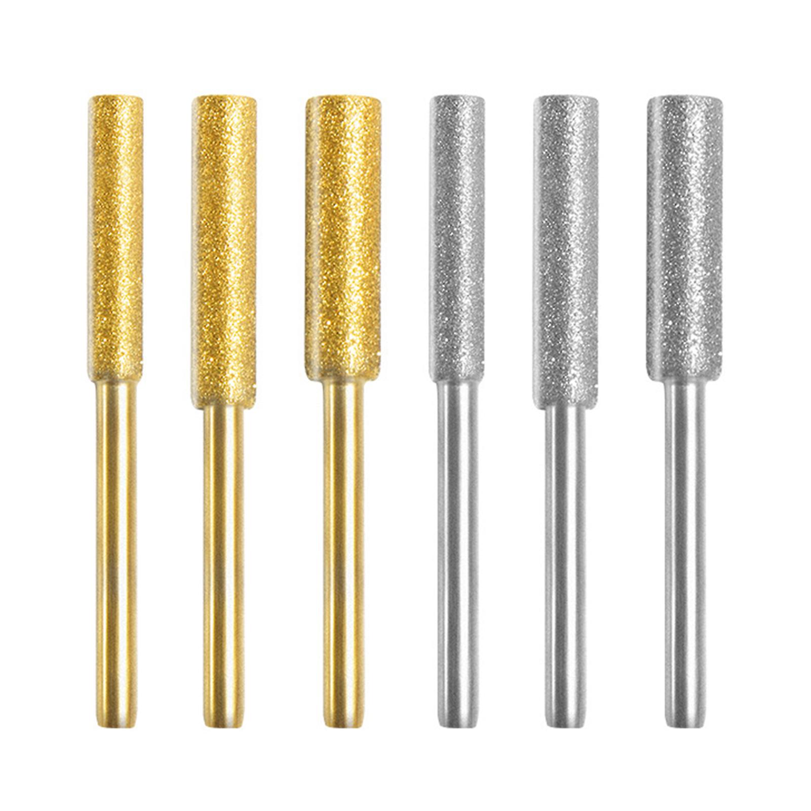 6 Pieces Emery Chainsaw Sharpener Files Set Wear Resistant Polishing Grinding Tool Hardware Tool