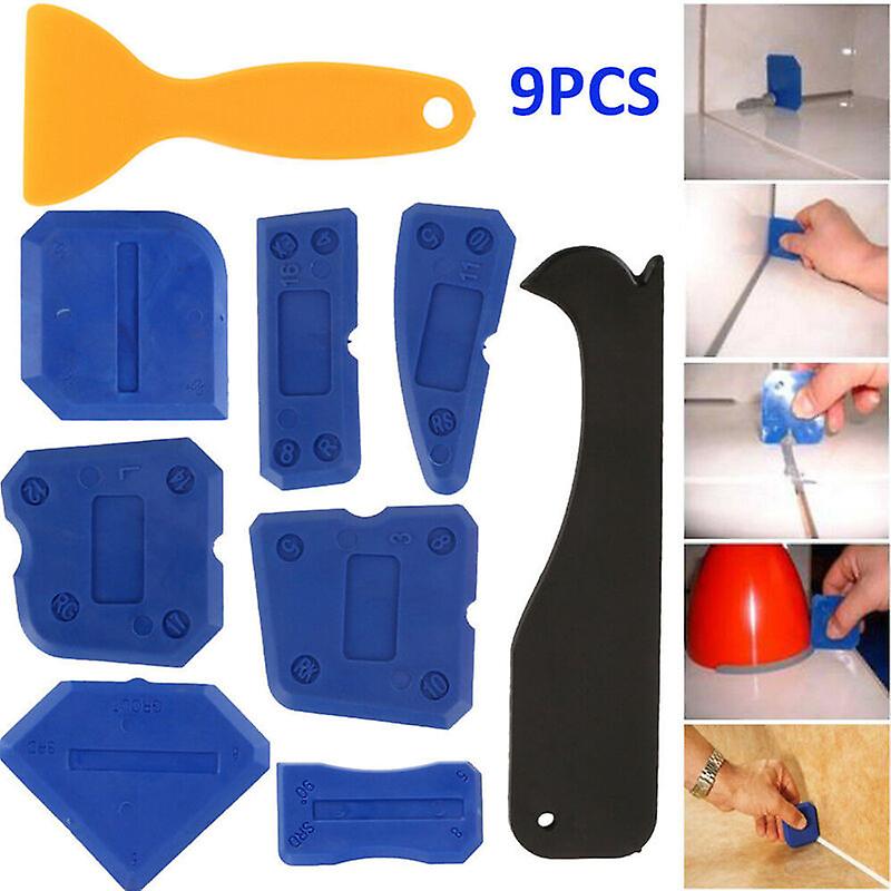 Silicone Sealant Finishing Tool Kit Caulking Remover Smoothing Mastic Scraper