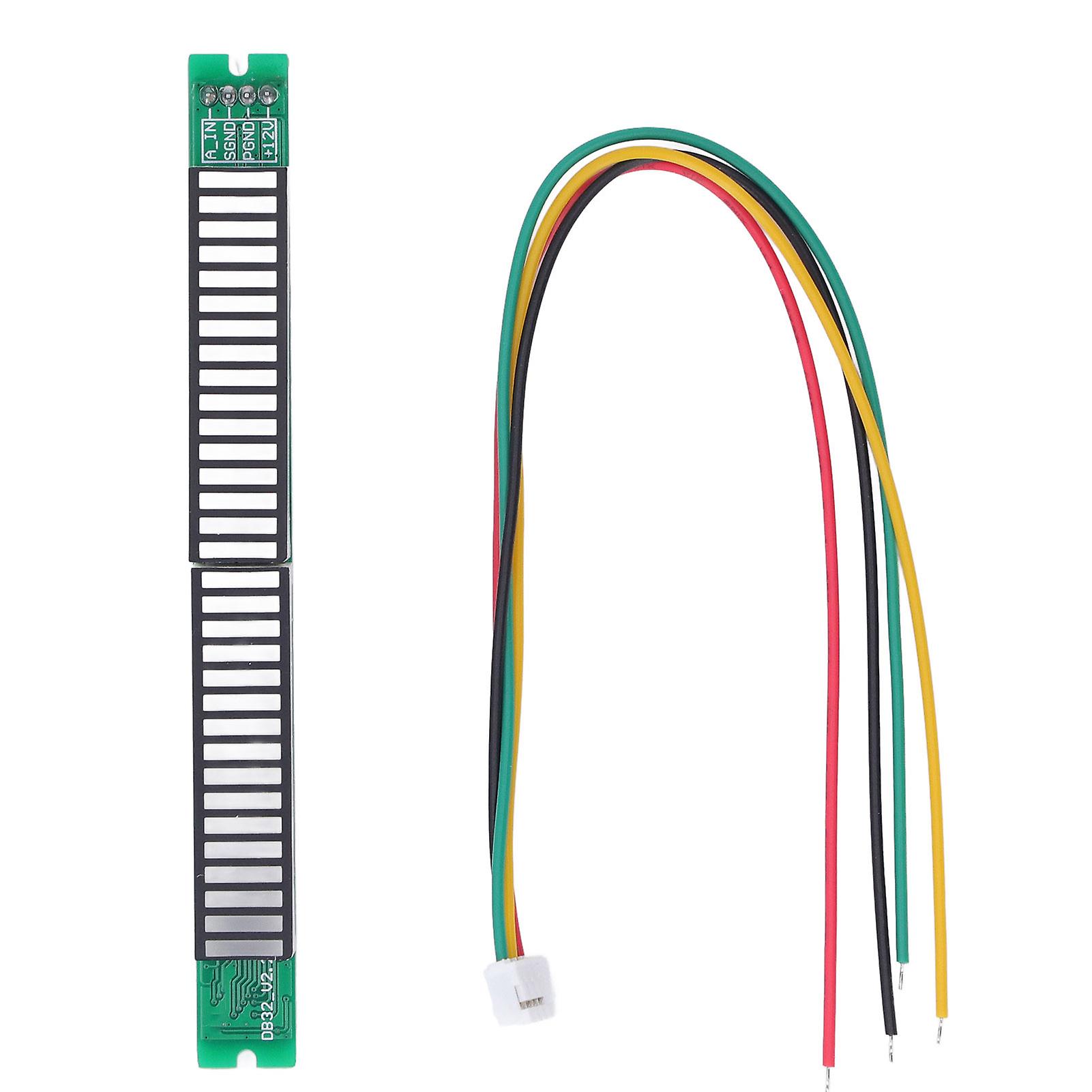 Sound Activated Light Rhythm LED Bar 32 Digit 2 Modi Einfache Anpassung der Heimdekoration