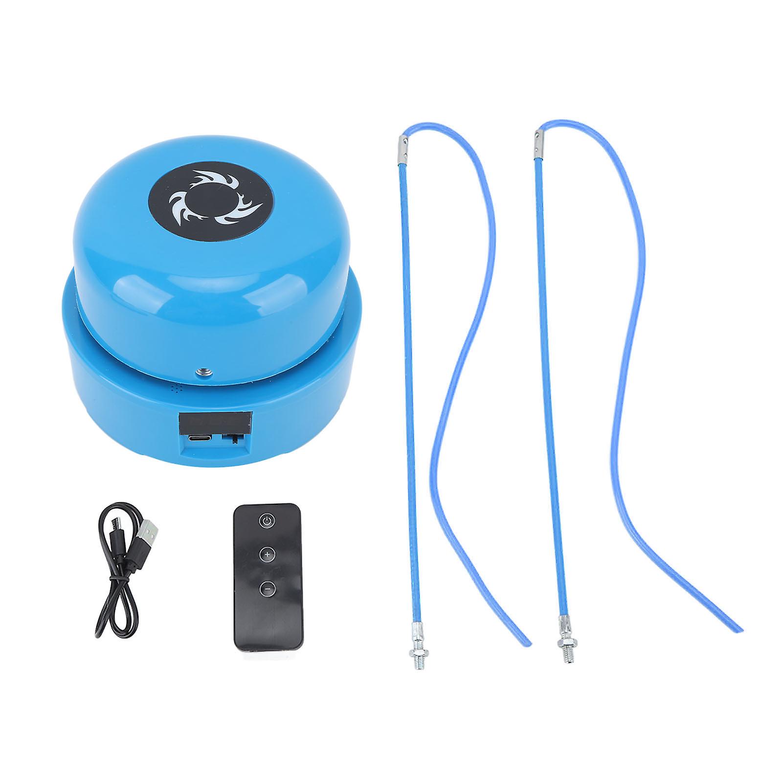 Verdant TouchJump Rope Machine Jump Rope Machine, Adjustable Wireless 10-Speed Remote Control Skipping Rope Fitness Workout Equipment in Blue
