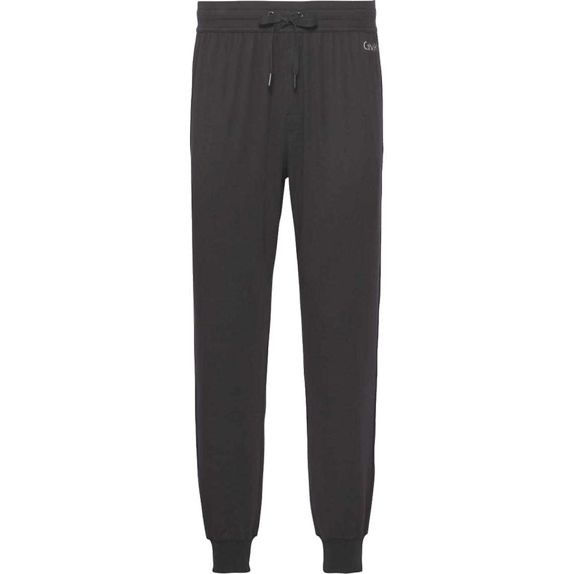 Joggestil pyjamasbukser med elastisk svart stoff