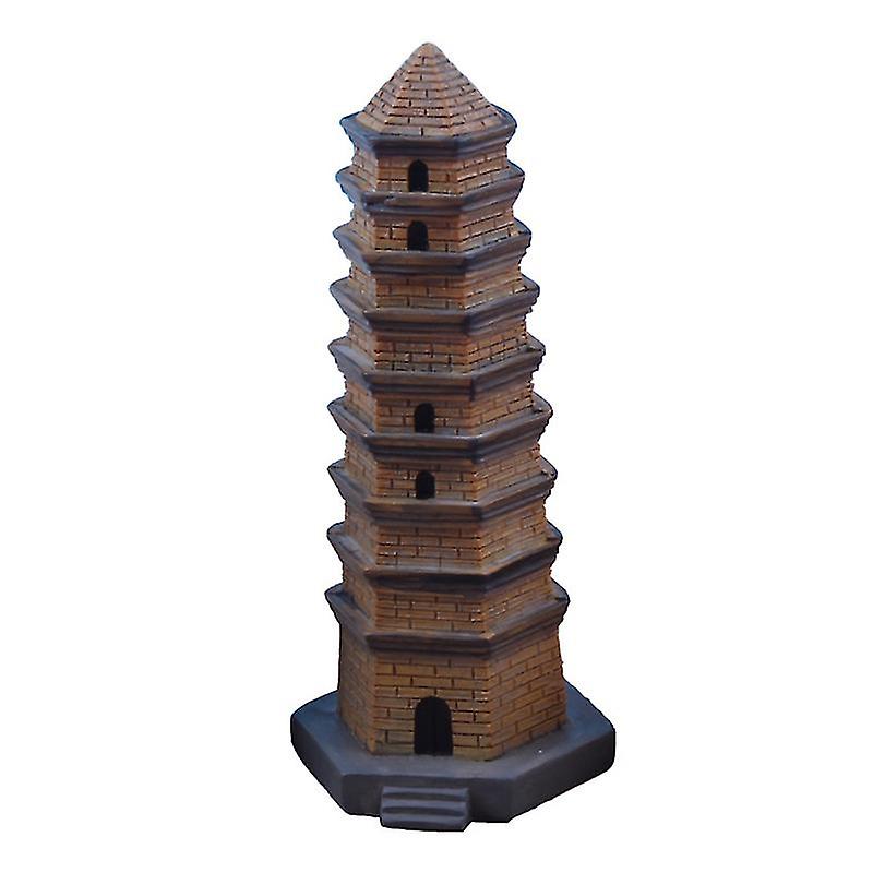 2pcs Micro Resin Pagoda