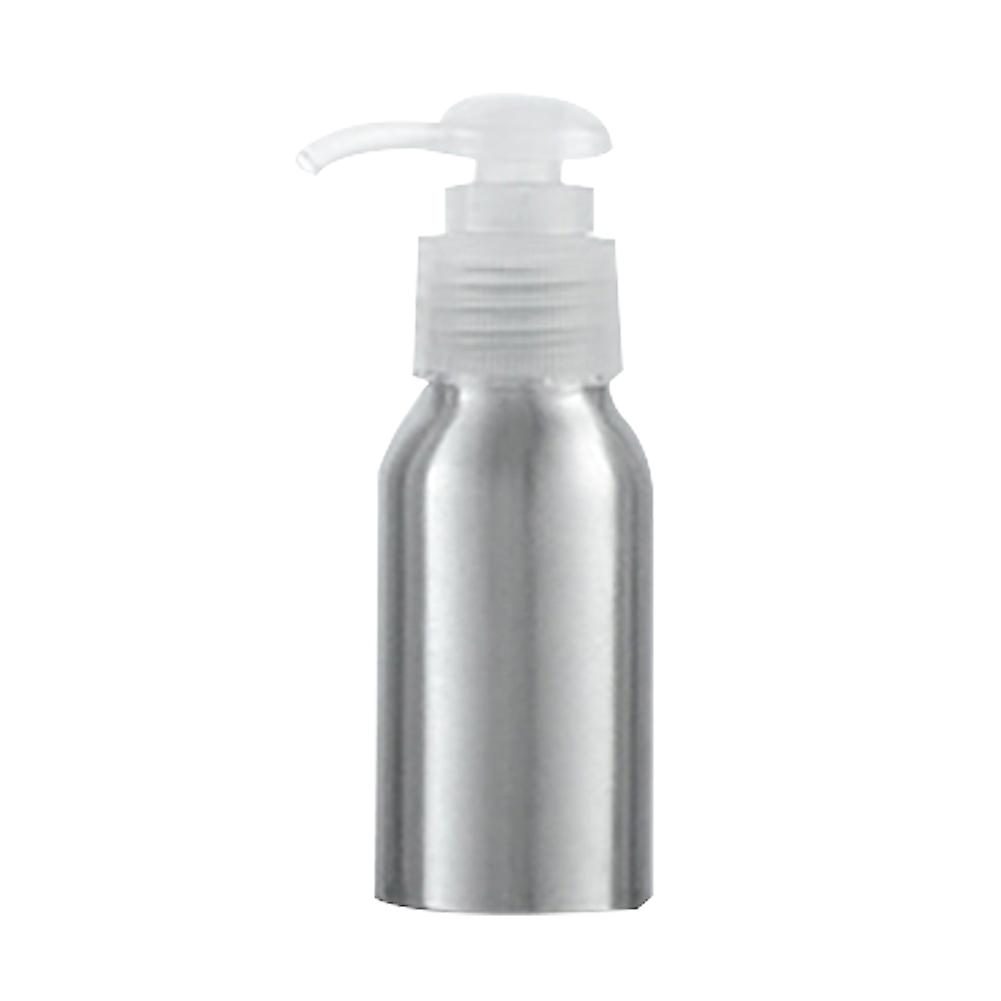 40ml-250ml Aluminum Bottle Storage Lotion Sanitizer Shampoo Round Pump Container