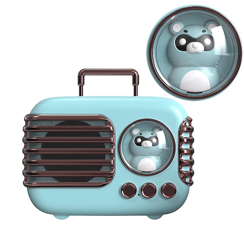 Wireless Retro Speaker With Built-in Mic (Green)