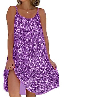Floral Printed Camisole Dress,2024 NewWomens Summer Beach Loose-Fit  Sleeveless Spaghetti Strap Mini | Fruugo US