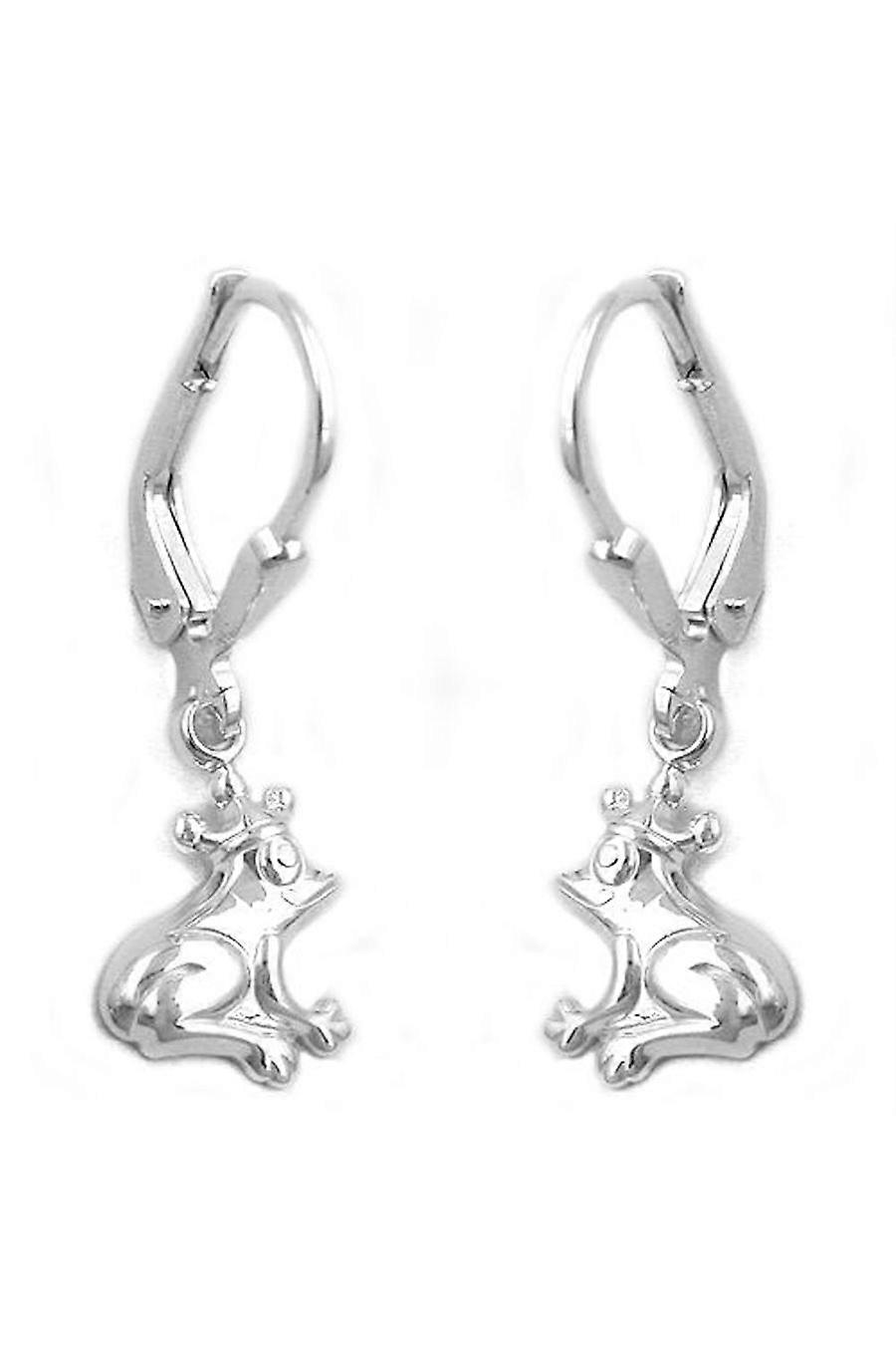 Earrings Leverback Frog Silver 925 - Gl91123