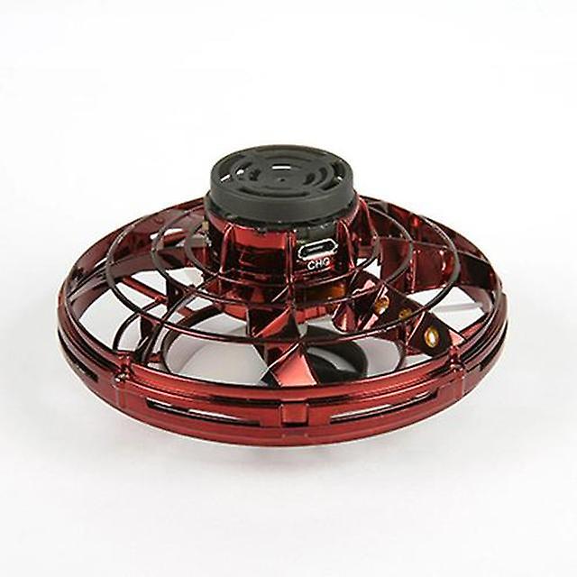 Mini Drone LED UFO Type Flying Helicopter Spinner Fingertip Upgrade Flight Gyro Electronic Induction Flayaball Adult Kids Toys