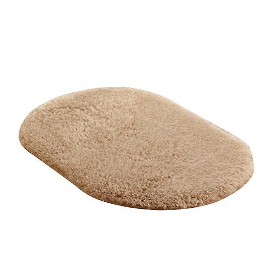 Water Absorbent Oval Plush Non-Slip Floor Mat Rug Living Room Doormat Carpet