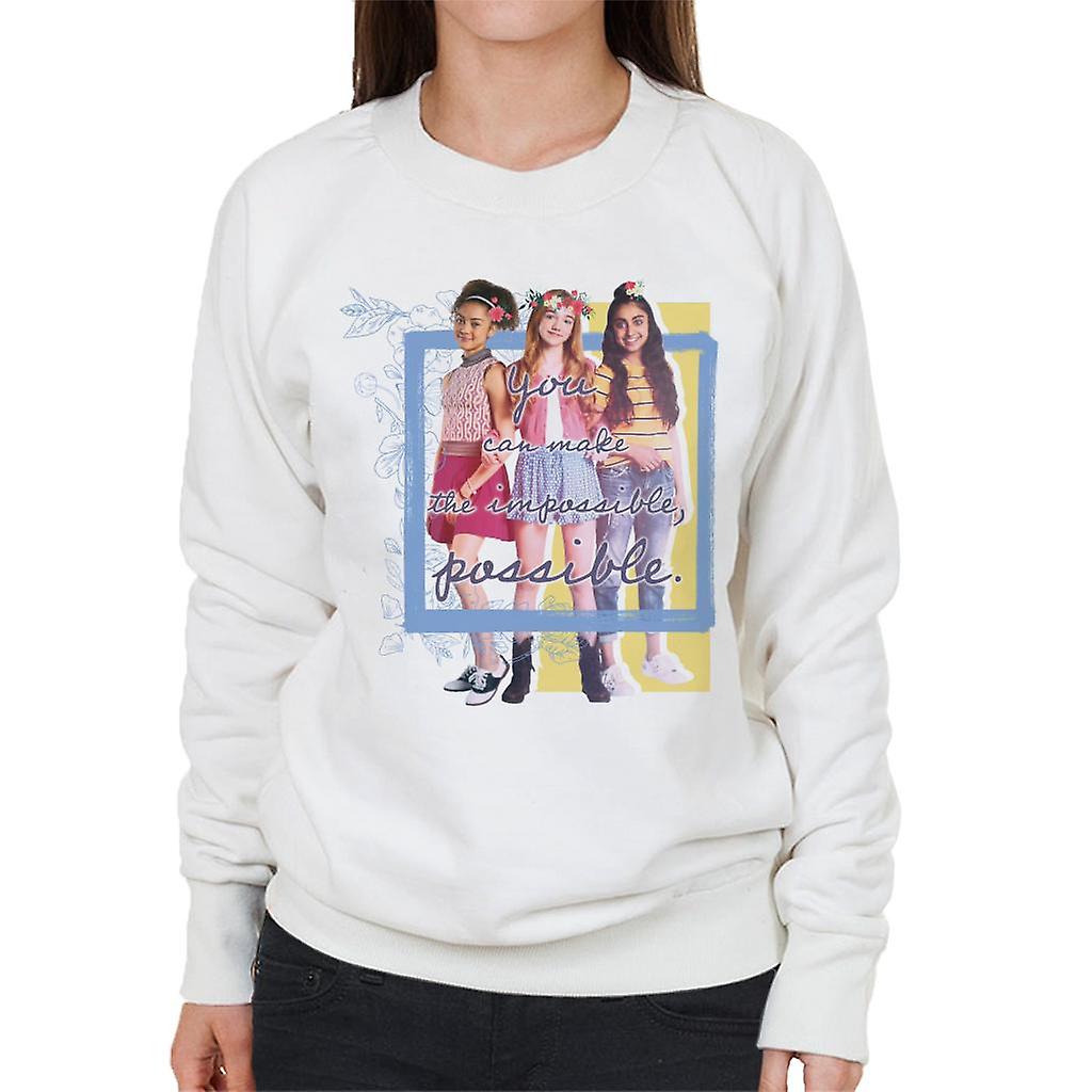 Holly Hobbie You Can Make The Impossible Possible Women's Sweatshirt