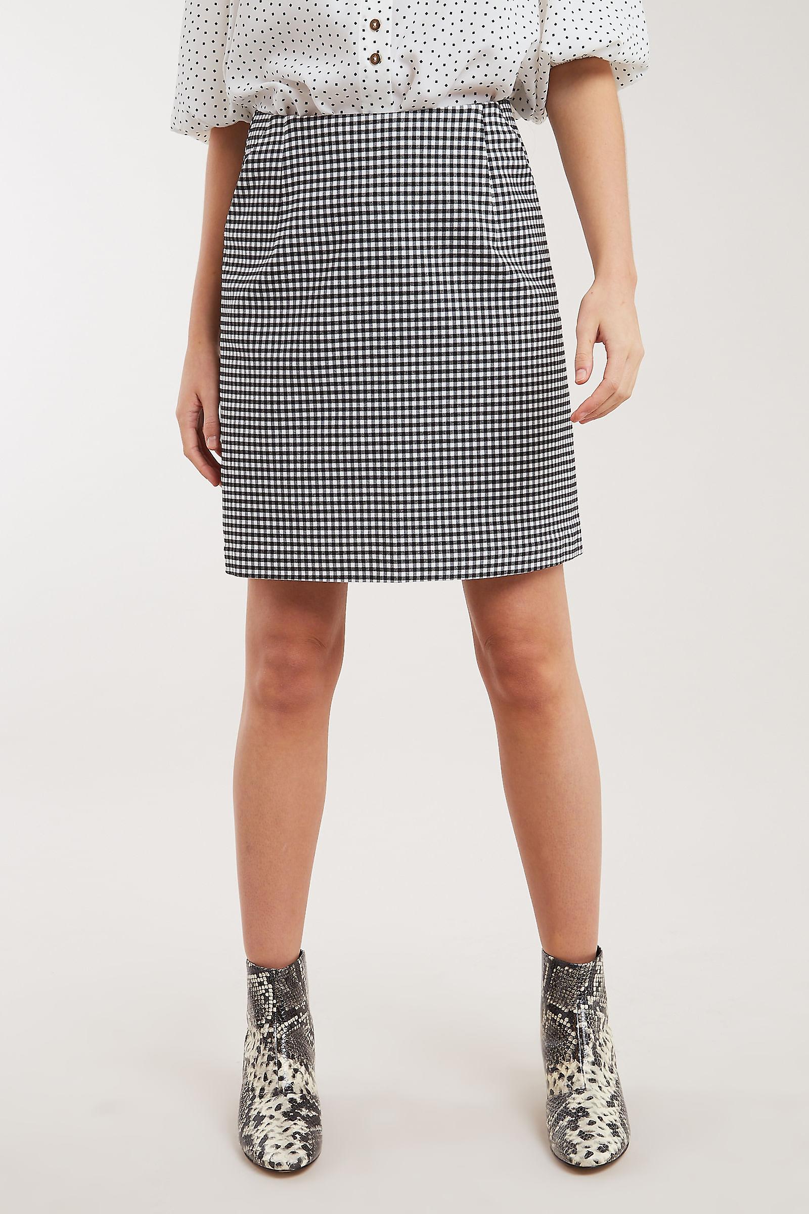 Gingham mini skirt Clearance