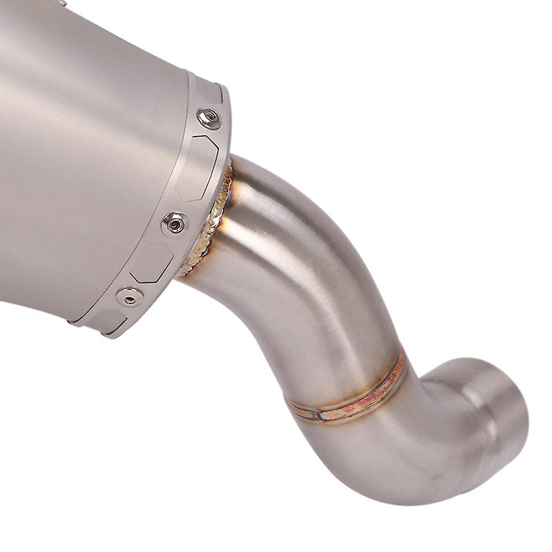 Kohle faser Slip On für Kawasaki Z900 2017-2019 Motorrad GP Racing Auspuff Flucht system Middle Link Rohr Schall dämpfer