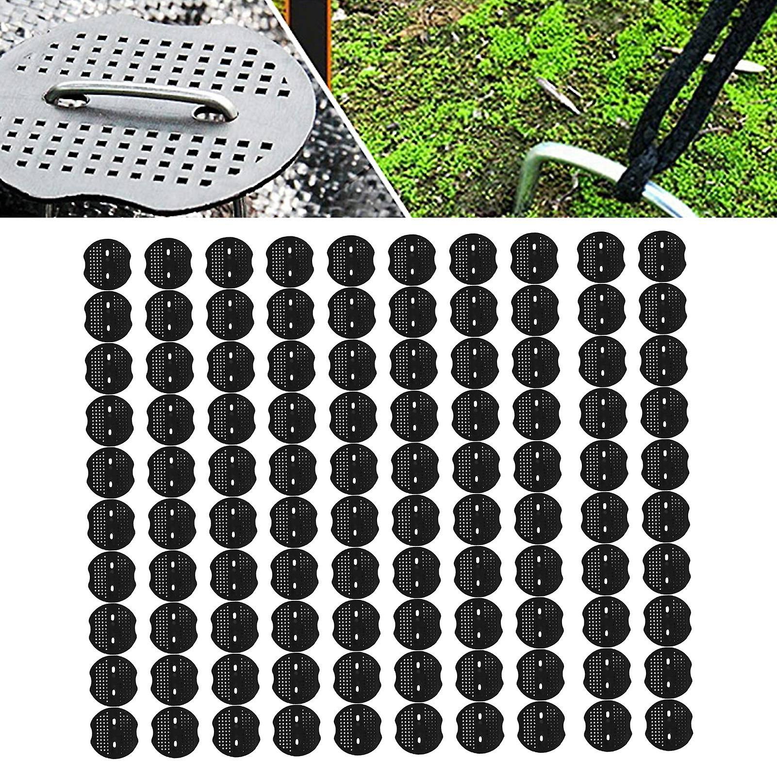 حديقة حصص طوقا المناظر الطبيعية البلاستيكية طوقا حديقة حصص الوسادة لحاجز الأعشاب خلق أكثر ثباتا عقد 100 قطعة