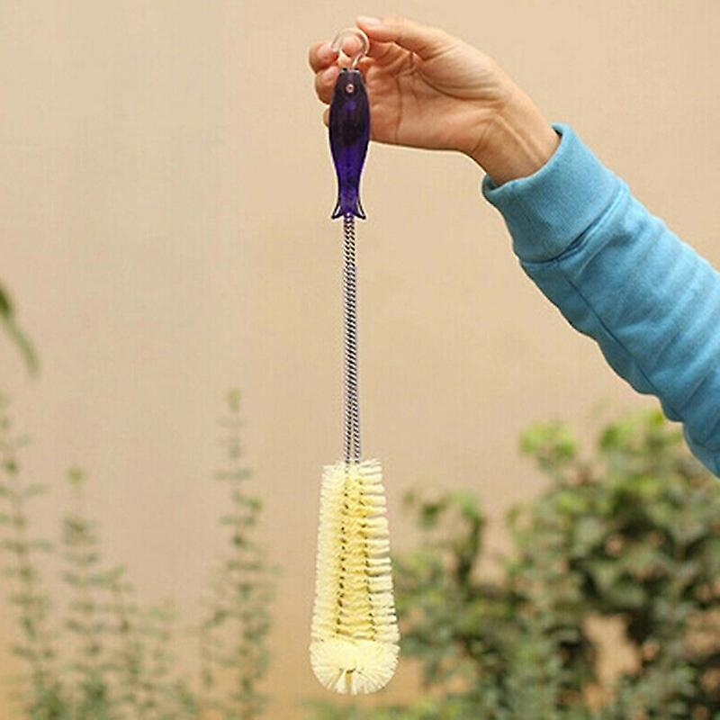 40CM Long Handle Flexible Bottle Cleaning Brush Kitchen Teapot Cleaner Tool