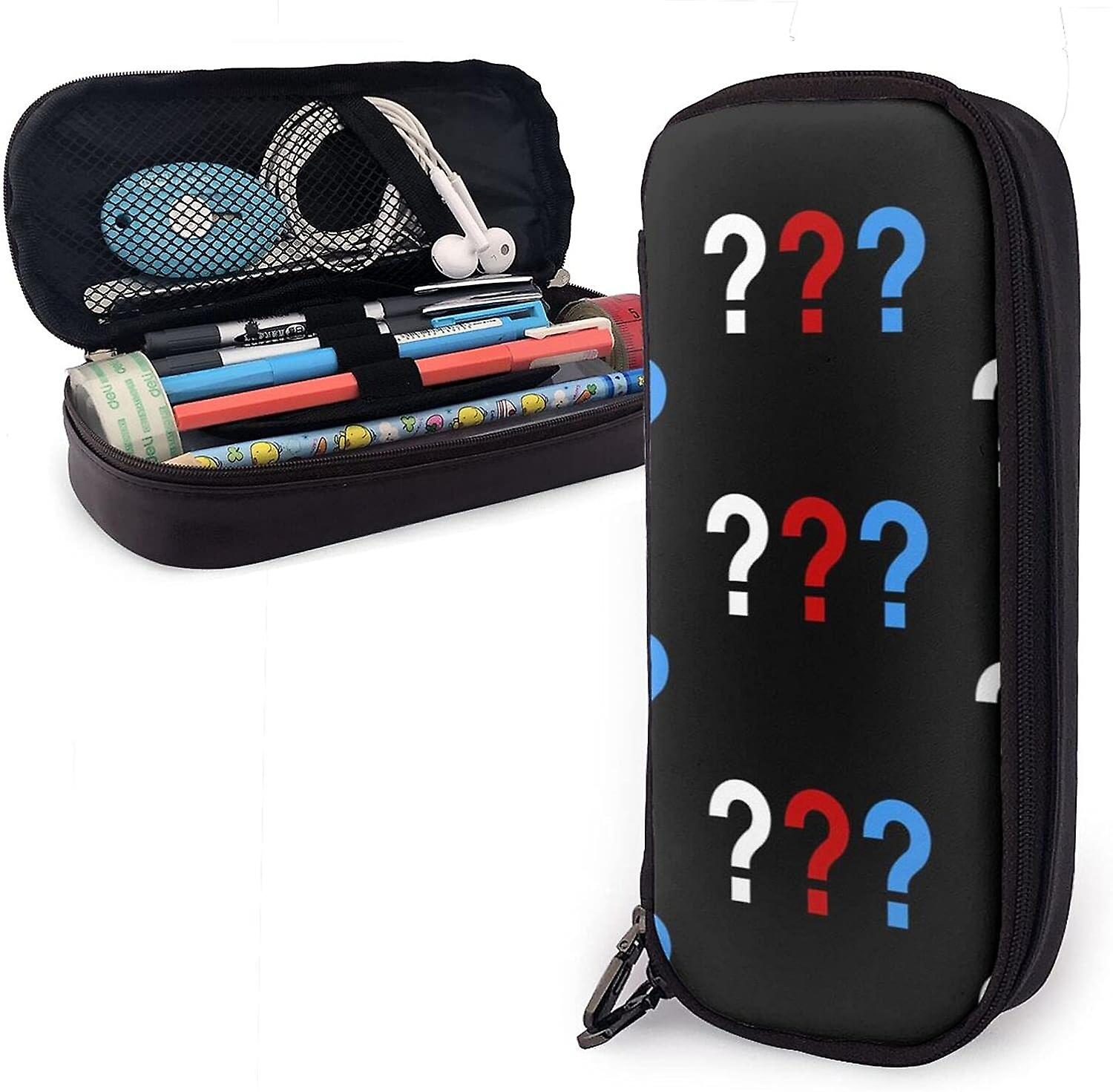 3 Detektive الجلود مقلمة مقلمة حقيبة القرطاسية مكتب المحمولة مربع تخزين مستحضرات التجميل مربع مجلد bd003582