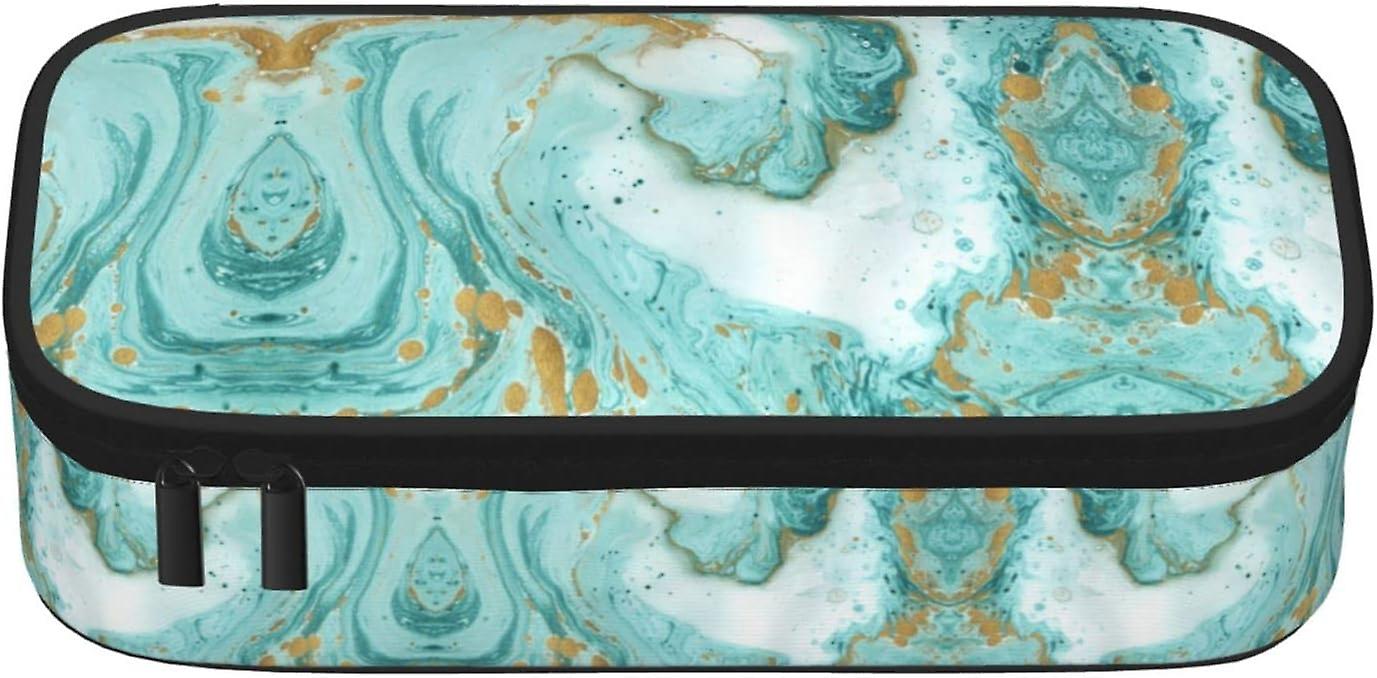 AQ1709 Αφρικανική θήκη μολυβιών εκτύπωσης ελεφάντων κολύμβησης Θήκη μολυβιών μεγάλης χωρητικότητας, Big Pen Pouch Stationery Storage Organizer για έφηβα κορίτσια Αγόρια Ενήλικες