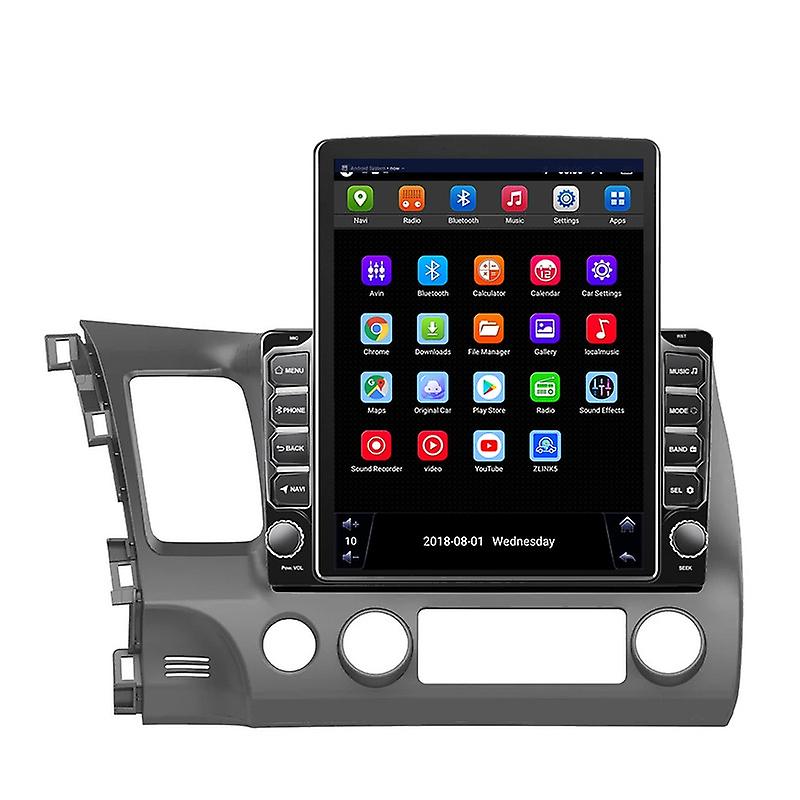 Android Radio For Honda Civic 2005-2012 Multimedia Video Player Navigation For Tesla Style 9.7 Inch