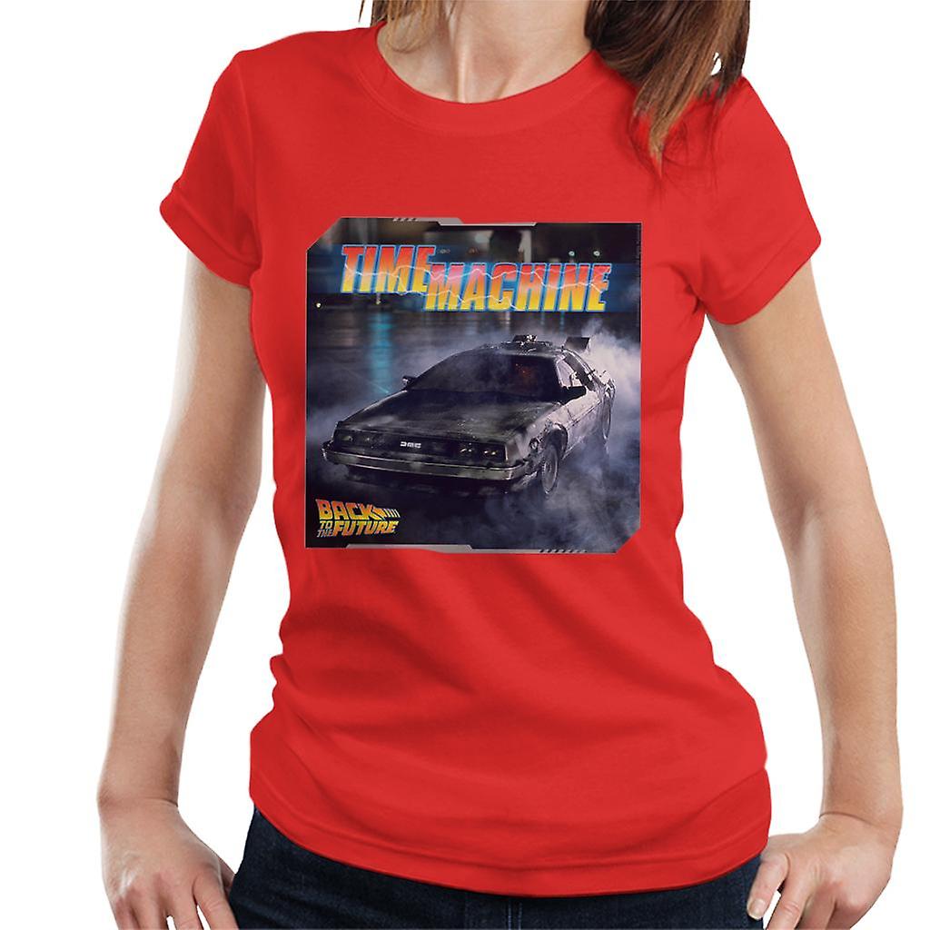 Back to the Future Time Machine Lightning Logo Women's T-Shirt