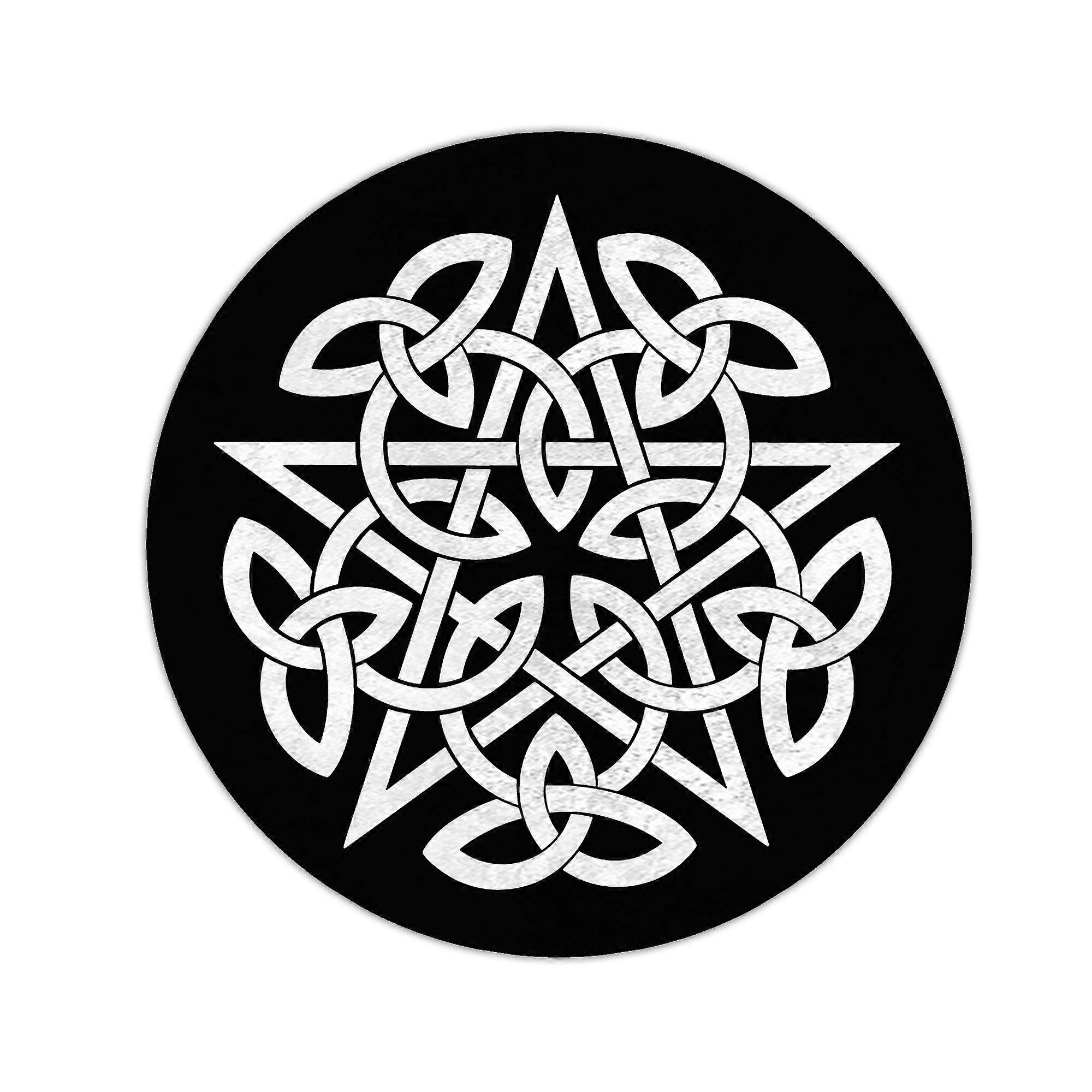 Pentagram Decorative Circle Rug