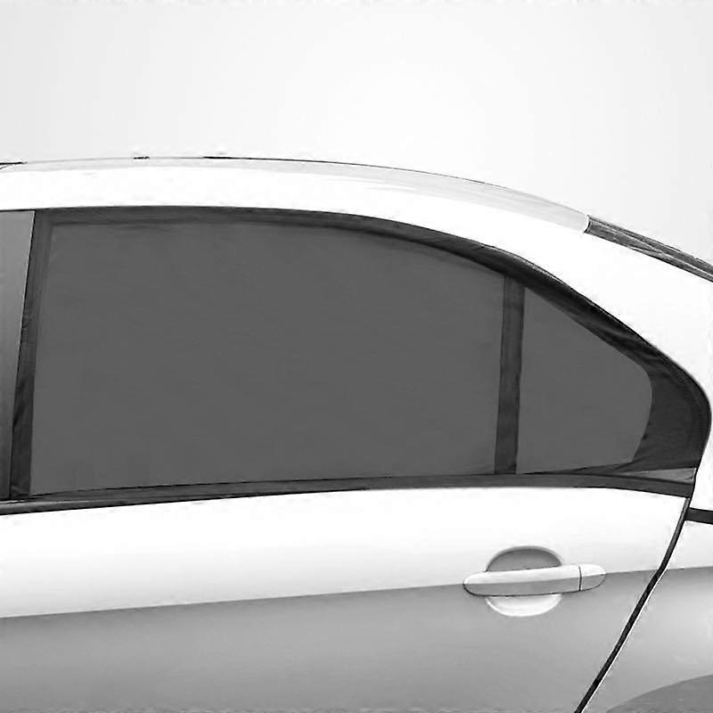 Baby Car Sun Shade, 2 Pieces Car Sun Shade Cover, Block Out UV Rays, Child and Pet Rear Car Sun Shade (Black) (120*55cm