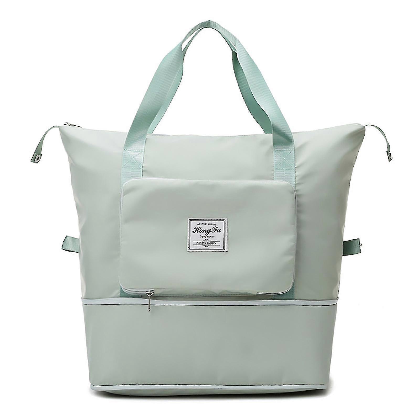Foldable Large Capacity Travel Duffel Bag Polyester Scratch-proof Tote Gym Bag For Daily Life